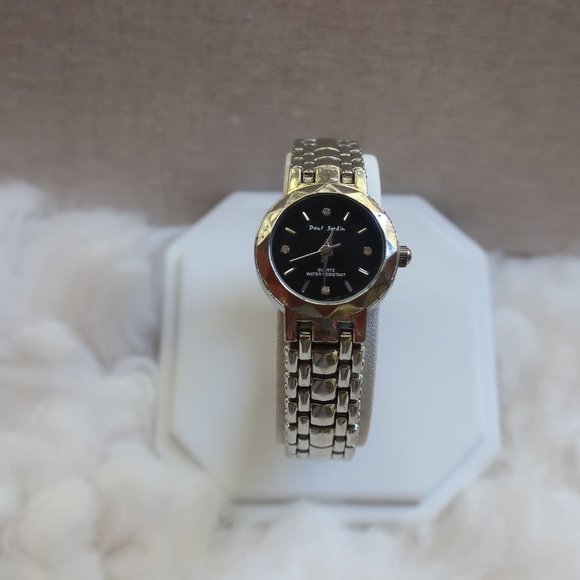 Vintage Paul Jardin quartz watch Silver Tone Stainless Steel Water Resistant - Picture 1 of 14